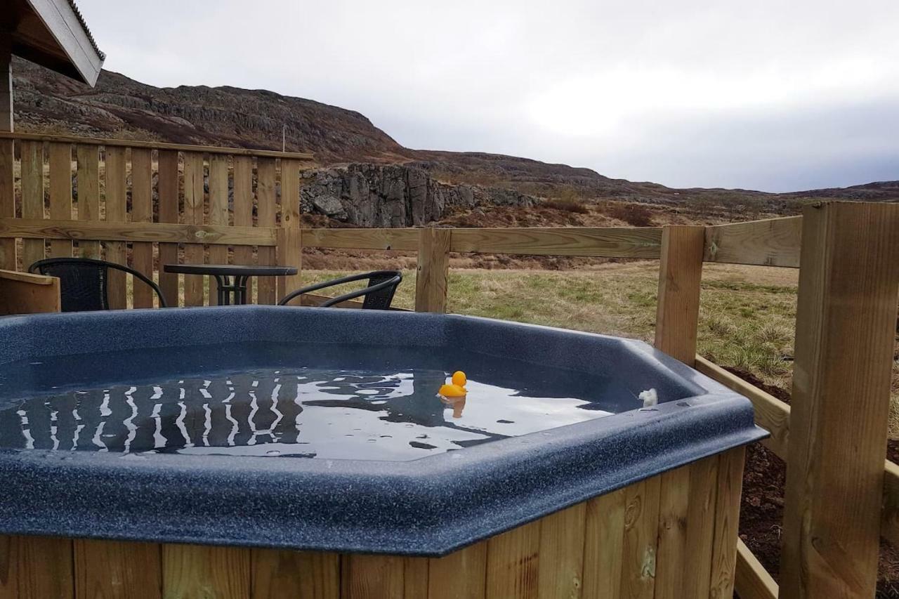 Hvammur 3 Hrakholar With Private Hot Tub Kaldrananes Kültér fotó